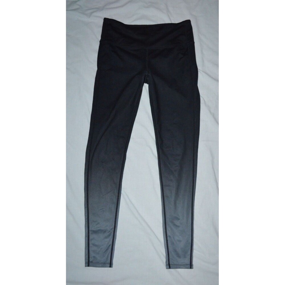 Athleta Womens Leggings Size S Gray Silver 'Ombre High Rise Yoga Workout